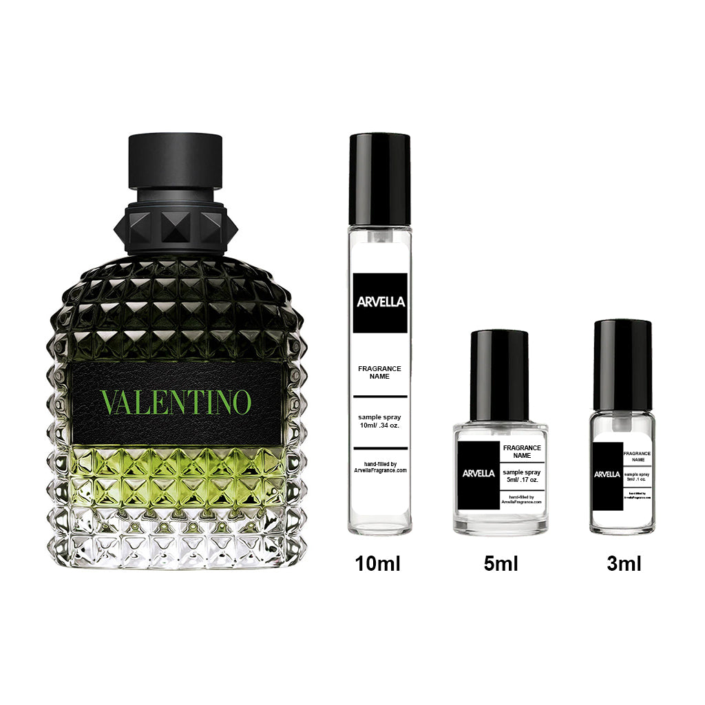 Valentino Uomo Green Stravaganza Sample 3ml Spray - Arvella Fragrance